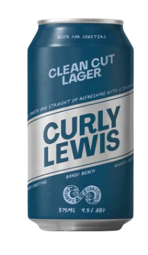 Curly Lewis - Clean Cut Lager / 375mL / Cans