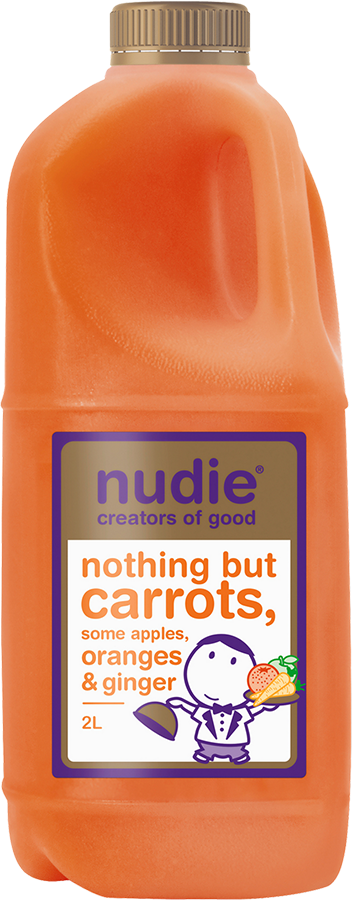 Nudie - Carrot Apple Orange Ginger Juice / 2L
