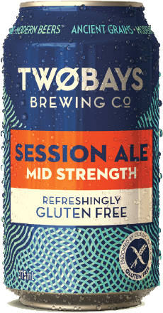 TwoBays Brewing Co - Session Mid Strength Ale / Gluten Free / 375mL