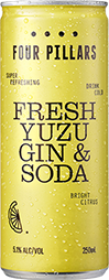 Four Pillars - Fresh Yuzu Gin & Soda / 250mL