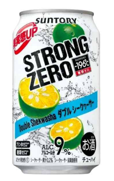 Suntory Strong Zero Shekwasha (Flat Lemon - Citrus Depressa) / 350mL