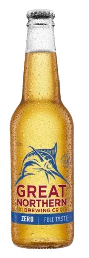 Great Northern Brewing Company Zero Alcohol Beer / 0% Non-Alcoholic / 330mL / Bottles