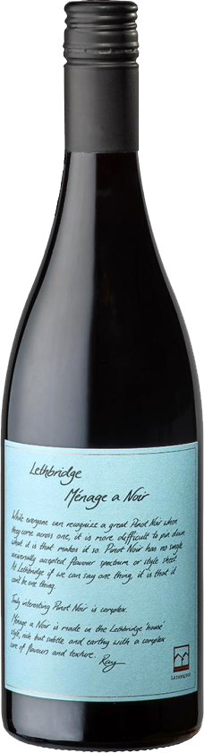 Lethbridge - Ménage a Noir Pinot Noir / 2022 / 750mL / 750mL