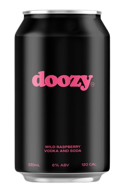 Doozy - Wild Raspberry Vodka & Soda / 330mL / Can