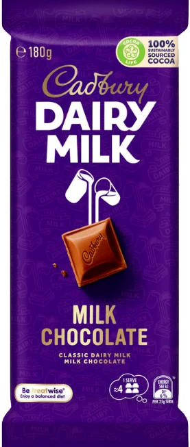 Cadbury Dairy Milk Chocolate / 180g