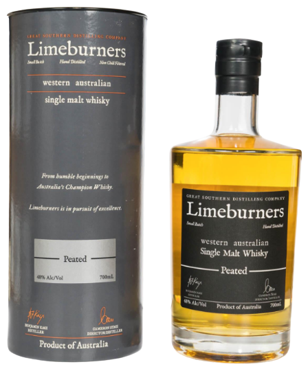 Limeburners - Peated Small Batch Whisky / Single Malt / 700mL