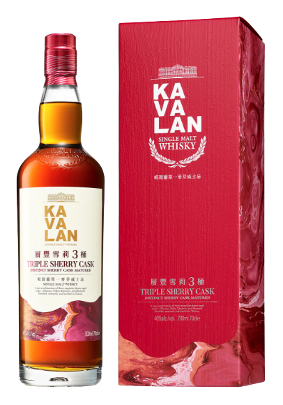 Kavalan Distillery - Triple Sherry Cask Whisky / Single Malt / 700mL