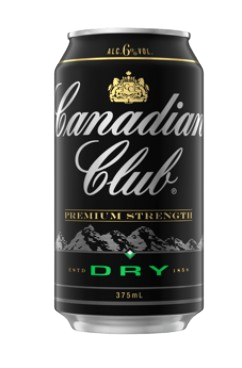 Canadian Club - Premium Strength Dry (Black) / 375mL / Can