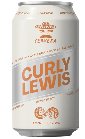 Curly Lewis - El Gringo Cerveza / 375mL / Cans