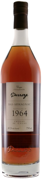 Darroze Armagnac - Grand Bas Armagnac Gaube / 1964 / 700mL