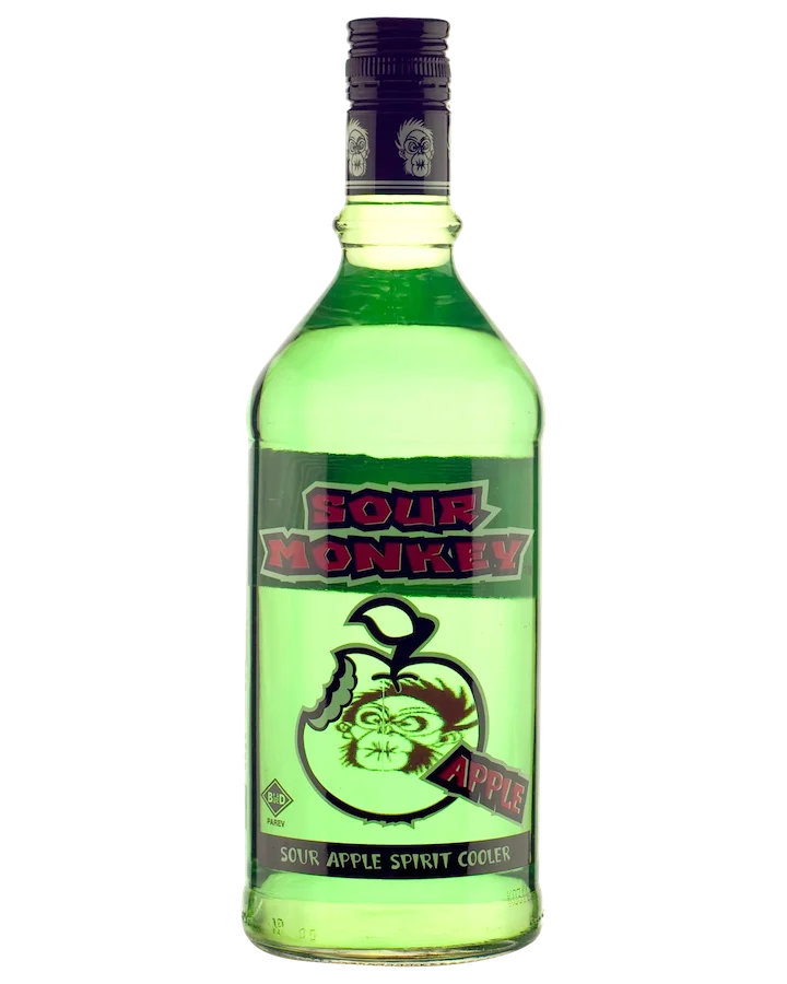 Sour Monkey Sour Apple Spirit Cooler / Kosher / 750mL