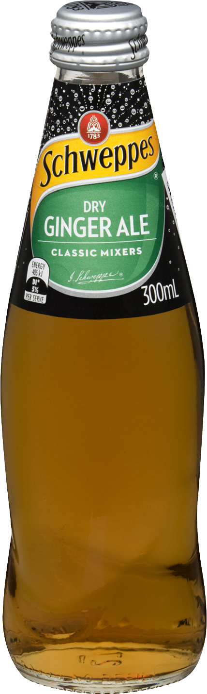 Schweppes - Dry Ginger Ale / 300mL / Bottles