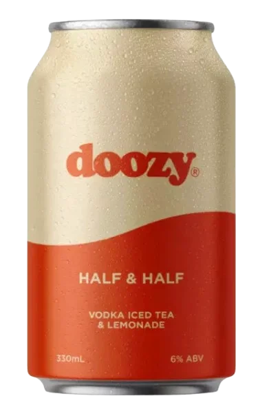 Doozy Half and Half Vodka Iced Tea & Lemonade / 330mL / Can
