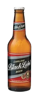 Carling Black Label Draught / 330mL / Bottles