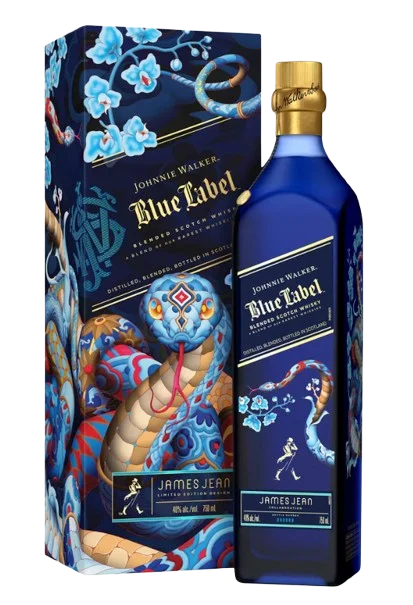 Johnnie Walker Scotch Whisky Blue Label Scotch Whisky (Cities of the Future) / Limited Edition / 700mL