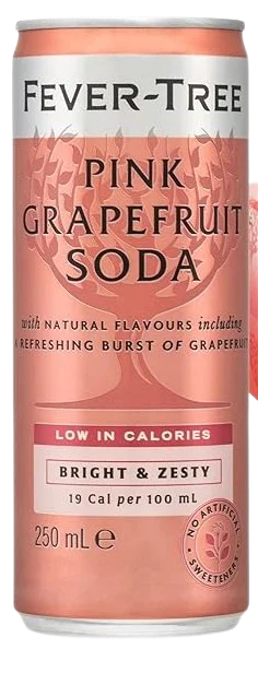 Fever Tree Pink Grapefruit Soda / 250mL / Cans