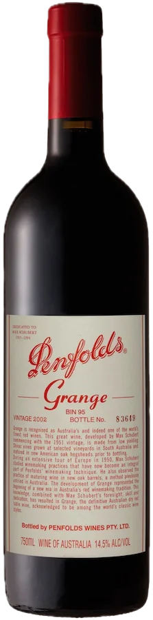 Penfolds Grange Hermitage / 2002 / 750mL