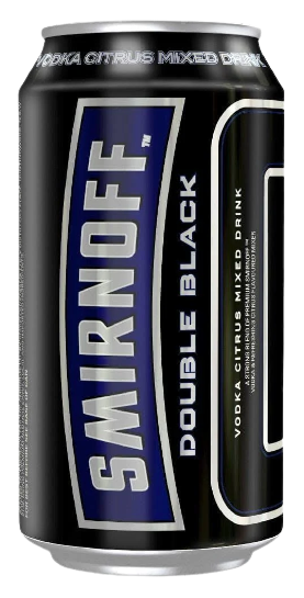 Smirnoff - Double Black Ice / 375mL / Can