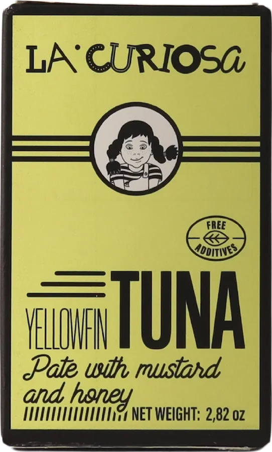 La Curiosa Tuna Belly Pate with Honey and Mustard / 80g / Tin