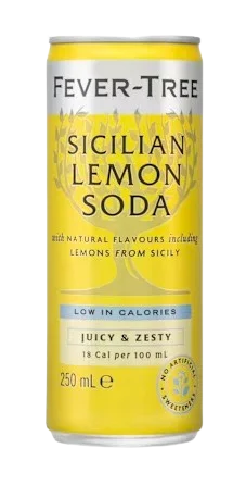 Fever Tree Sicilian Lemon Soda / 250mL / Can