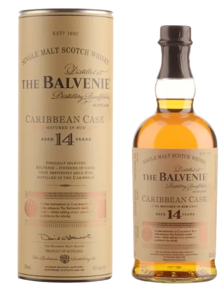 Balvenie Scotch Whisky / 14yo Caribbean Cask / 700mL