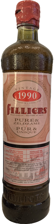 Filliers  - Pure & Unique / 1990 / 700mL