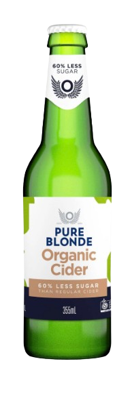 Pure Blonde - Organic Crisp Cider / 355mL / Bottles