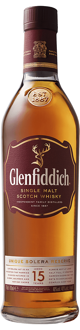 Glenfiddich - Scotch Whisky / Solera 15yo / 700mL