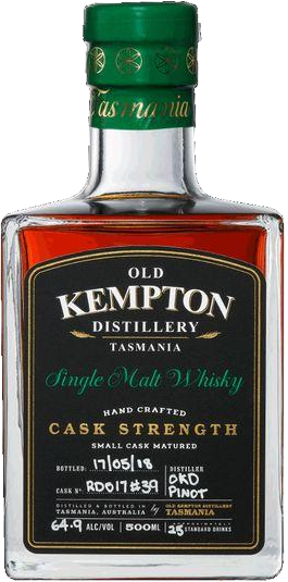 Old Kempton Distillery - Cask Strength Whisky 64.9% / 500mL