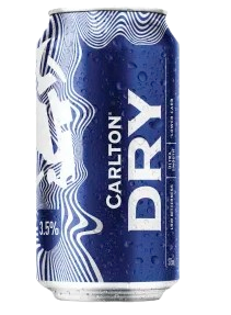 Carlton - Dry Lager / Low Carb / 375mL / Cans