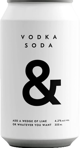 Ampersand - Vodka & Soda / 355mL / Can