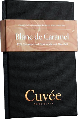 Cuvée Chocolate - Blanc De Caramel 42% with Sea Salt / 70g