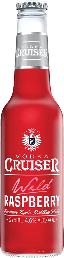 Vodka Cruiser - Wild Raspberry / 275mL / Bottles