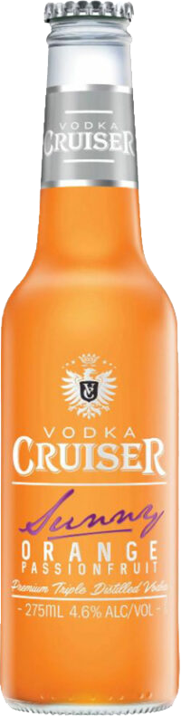 Vodka Cruiser - Orange Passionfruit / 275mL / Bottles