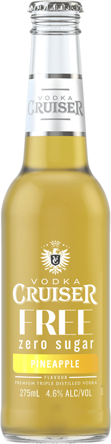 Vodka Cruiser - Sugar-Free Pineapple / 275mL