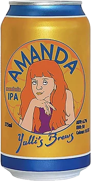 Yulli's Brews - Amanda Mandarin IPA / 375mL / Can