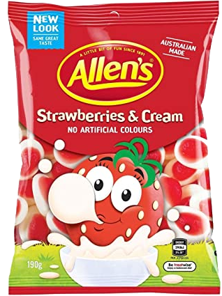 Allens - Strawberries & Cream / 190g