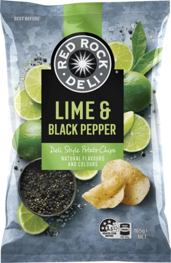 Red Rock Lime & Black Pepper / 165g