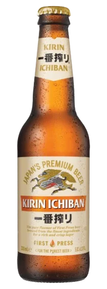 Kirin Ichiban Beer / Pale Lager / 330mL / Bottles