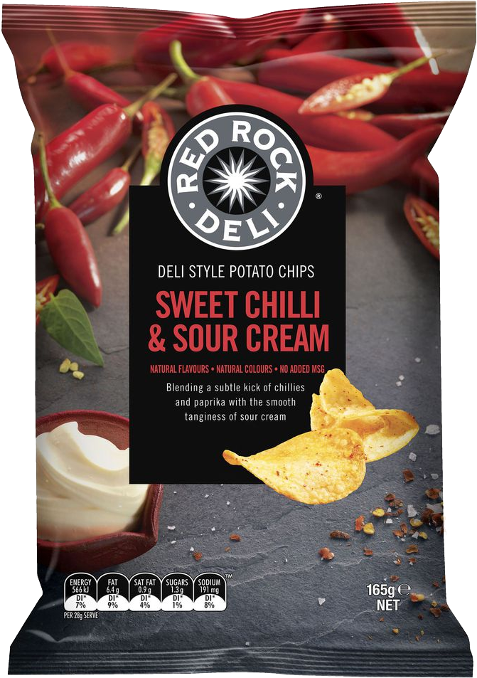 Red Rock - Sweet Chilli and Sour Cream / 165g