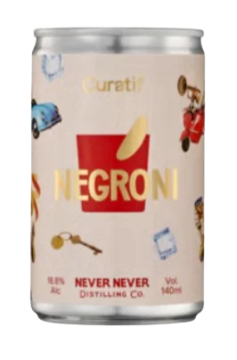 Curatif Never Never Distilling Co Negroni / 140mL / Cans