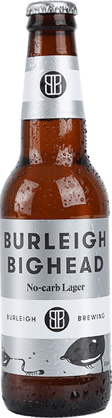 Burleigh Brewing Co. - Big Head Lager / No Carb / 330mL / Bottle