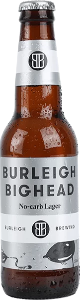 Burleigh Brewing Co. Big Head Lager / No Carb / 330mL / Bottle