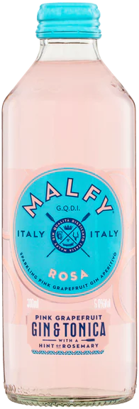 Malfy - Pink Grapefruit Rosa Gin & Tonica / 300mL