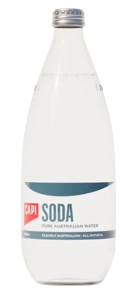 Capi Soda Water / 750mL / Glass Bottles