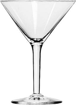 Single Glass Hire Charge - Martini Cocktail / 178mL