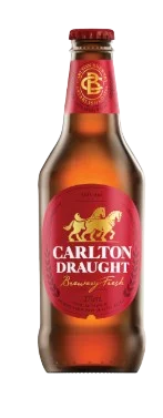 Carlton Draught Lager / 375mL / Bottles